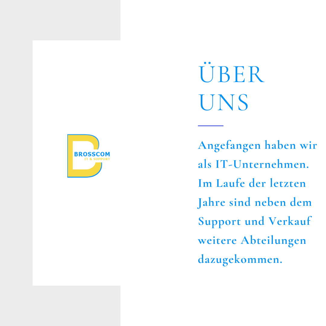 Über uns: Angefangen haben wir als IT-Unternehmen.